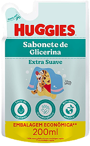 Refil Sabonete liquído Huggies 200ml Suave