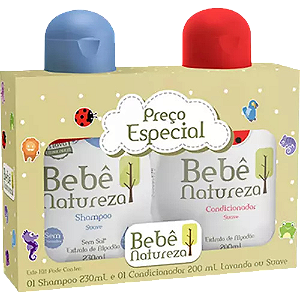 Kit Bebê Natureza (Cond. 200ml+ Sh. 230ml)