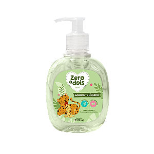 Sabonete Liquído Cabeça aos Pés com Válvula 250ml Zero a Dois