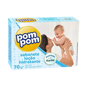 Sabonete em Barra Pom Pom Loção Hidratante