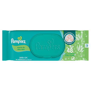 Toalhas Umedecidas Pampers Aloe Vera