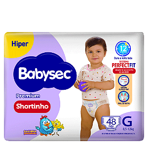 Fralda BabySec Shortinho Hiper