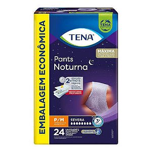 Fralda Geriátrica Tena Pants Noturna Hiper C/24