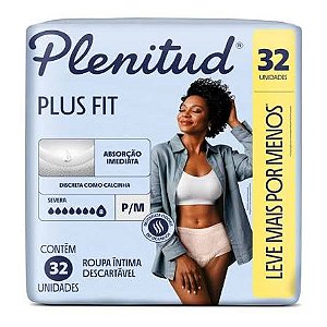 Roupa Íntima Geriátrica Plenitud Proteção Plus Fit C/32
