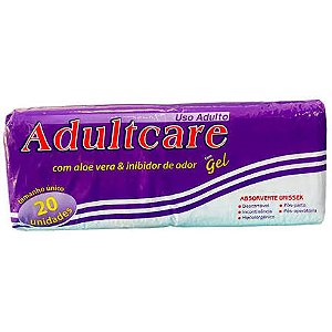 Absorvente Geriátrico Adultcare Roxo