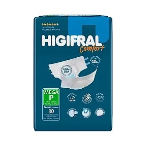 Fralda Geriátrica Higifral Confort Mega