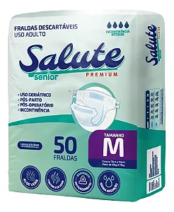 Fralda Geriátrica Salute Senior Hiper