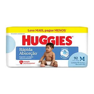 Fralda infantil Huggies Rápida Absorção Hiper