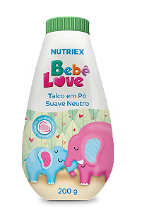 Talco em Pó Neutro Bebê Love 200g