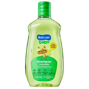 Shampoo Infantil Camomila 210ml Baruel Baby