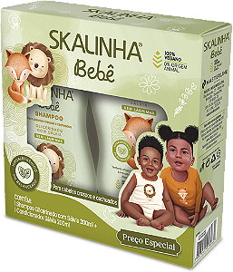 Kit Skalinha Bebê Shampoo E Condicionador Sálvia 200ml