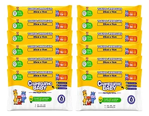 Kit 12 Toalhas Umedecidas Chameguinho Baby 1.200 Unidades
