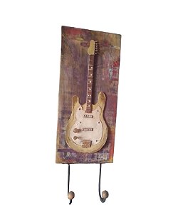 Cabideiro Guitarra Retro
