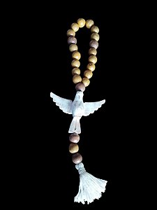 Colar Divino Espirito Santo Branco