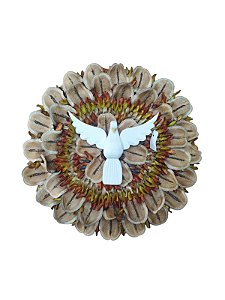 Mandala Divino Espirito Santo Folhas 50cm