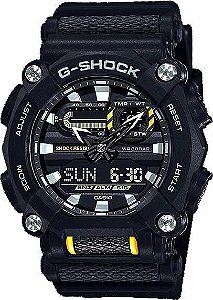 Relógio CASIO G-Shock - GA-900-1ADR - Heavy Dut - Decagonal