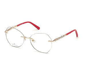 Óculos de Grau Swarovski Feminino - SK5345 028 56