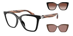 Óculos Clip-On Feminino Emporio Armani - EA4254U 6266/1W 54