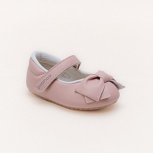 Sapatilha Laço Rosa Bebê