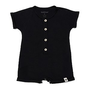 MACAQUINHO MANGA - PRETO