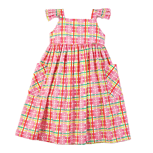 VESTIDO ESTAMPA XADREZ FLOR POR ONDE FOR