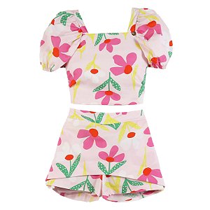 CONJUNTO ESTAMPA FLOR POR ONDE FOR
