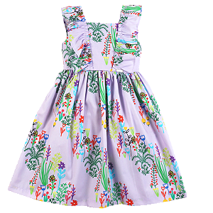 VESTIDO ESTAMPA ENTRE AS FLORES