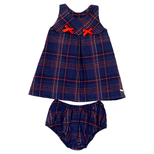 VESTIDO BEBÊ XADREZ