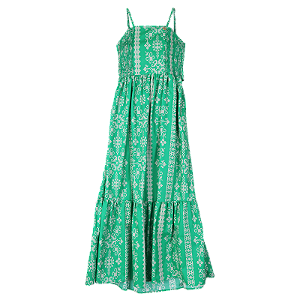 VESTIDO ESTAMPA BORDADO PONTO DE CRUZ