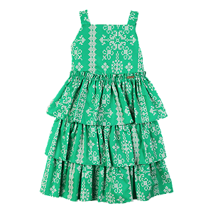 VESTIDO ESTAMPA BORDADO PONTO CRUZ