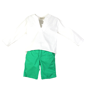 CONJUNTO OFF E VERDE