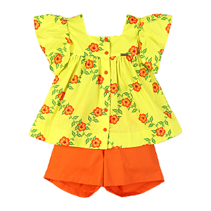 CONJUNTO ESTAMPA CORDÃO DE HIBISCO