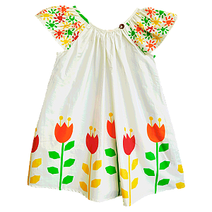 VESTIDO ESTAMPA BARRADO PRIMAVERA