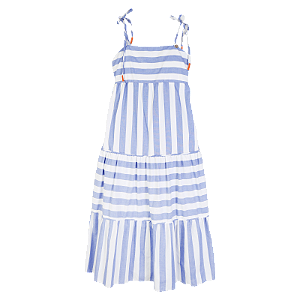 VESTIDO LISTRAS AZUL