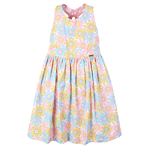 VESTIDO ESTAMPA FLOR POÁ
