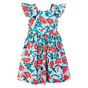 VESTIDO ESTAMPA FLORES DA ILHA