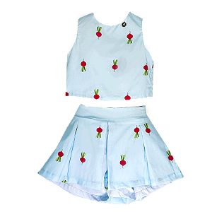 CONJUNTO ESTAMPA RABANETE AZUL BEBÊ