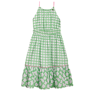 VESTIDO COMPOSÊ COM XADREZ