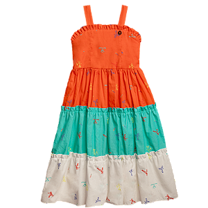 VESTIDO ESTAMPA DANÇA DE CAPOEIRA