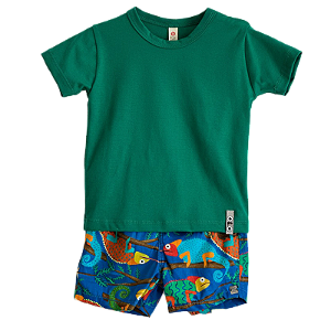 CONJUNTO ESTAMPA CAMALEÃO