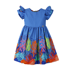 VESTIDO ESTAMPA JARDIM DE ALGAS