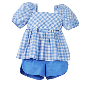 CONJUNTO XADREZ MINI E MAXI AZUL