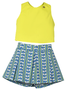 CONJUNTO ESTAMPA FLOR DE ALGODÃO