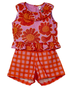 CONJUNTO BORDADOS MÁGICOS FUNDO ROSA