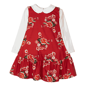 VESTIDO RUTH AQUARELA DE FLORES