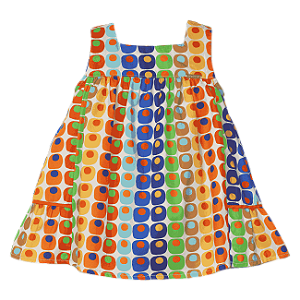 VESTIDO ESTAMPA AMOSTRAS DE TECIDOS