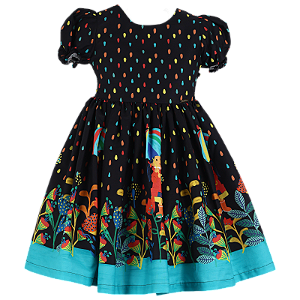 VESTIDO ESTAMPA CHUVA DE OUTONO