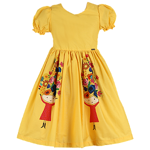 VESTIDO ESTAMPA PERUCA FLORIDA