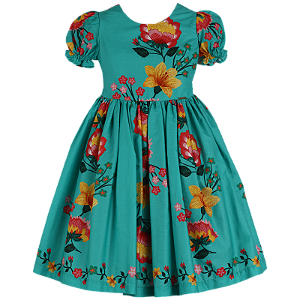 VESTIDO ESTAMPA GALHOS FLORAL
