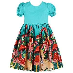 VESTIDO ESTAMPA BOSQUE ENCANTADO